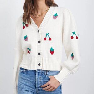 Rails - Esther Cardigan Ivory Fruits Eco - XS